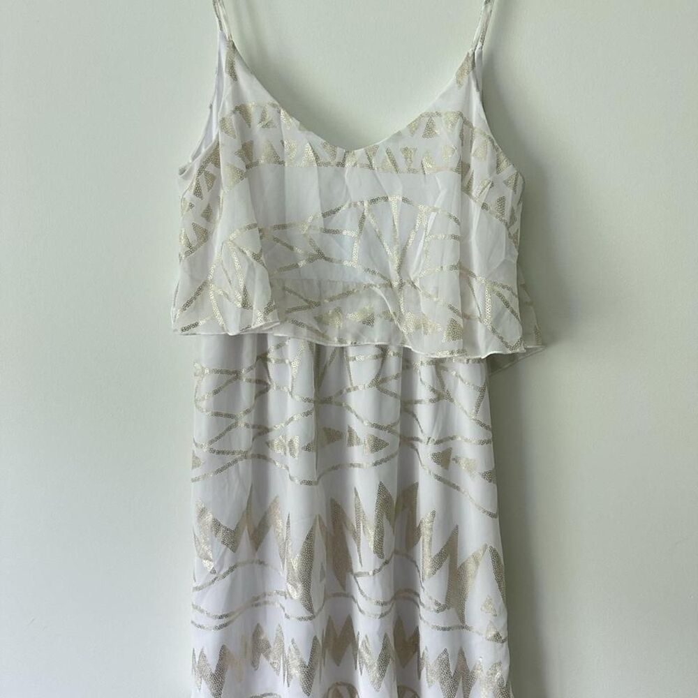 Francesca’s Flowy Dress Women S/M Boho Beachy Mermaidcore Resortwear Coverup
